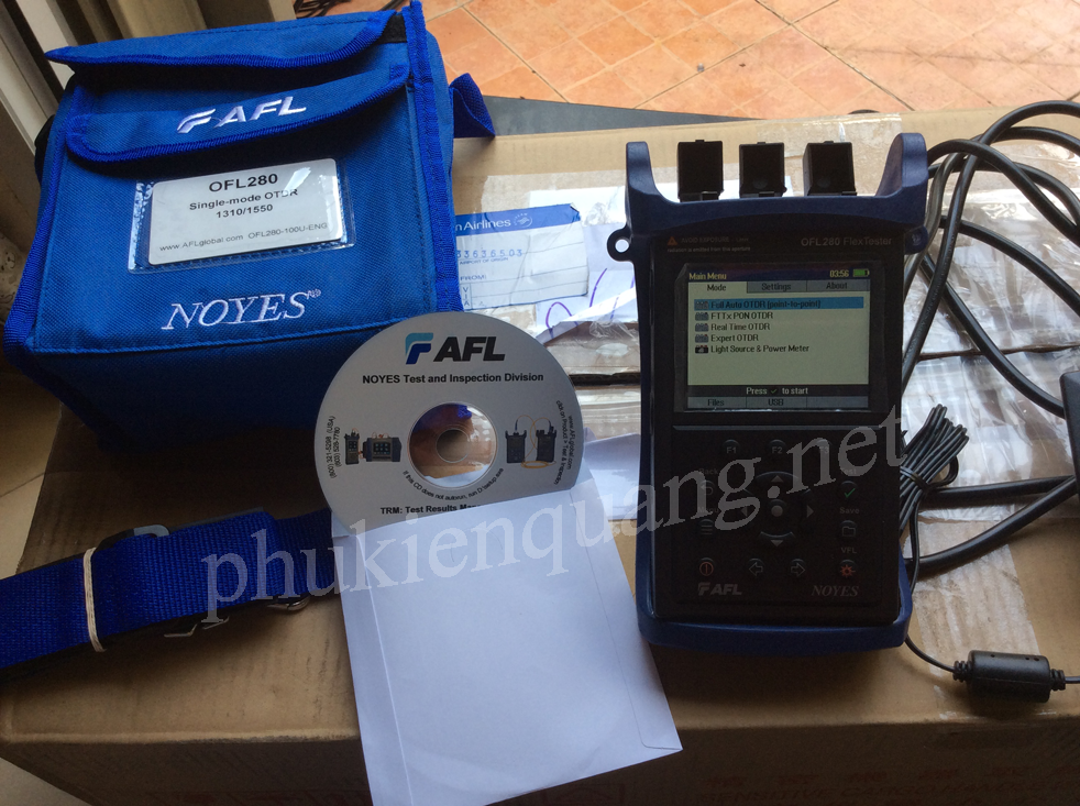 Máy đo cầm tay OTDR AFL Noyes OFL-280-102 1310/1490/1550nm