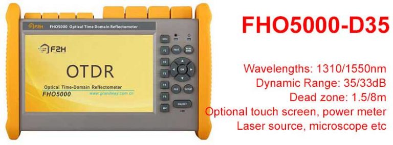 FHO5000-D35 OTDR Máy đo tích hợp tất cả chức năng đo test quang